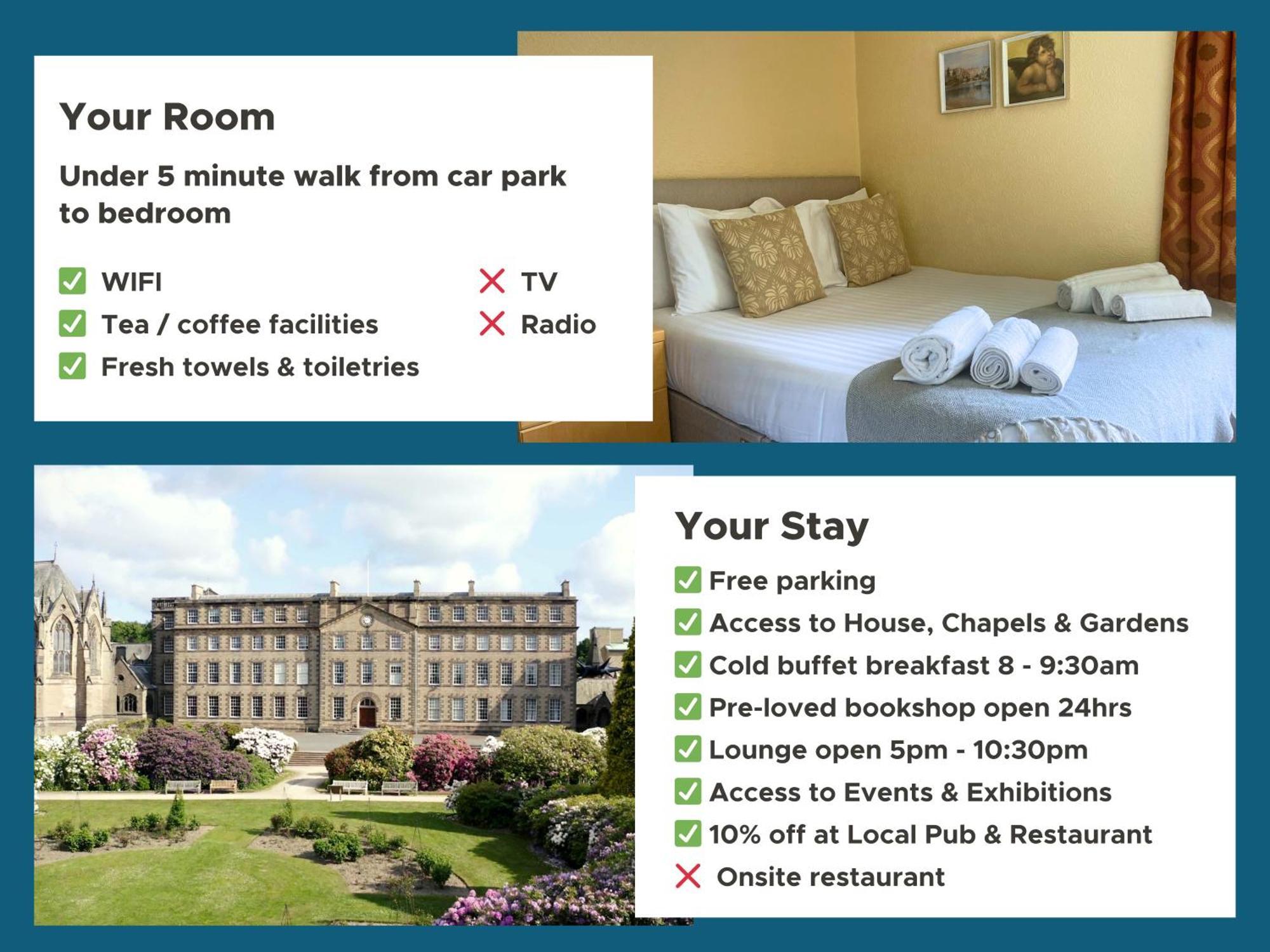 Ushaw Historic House, Chapels & Gardens Acomodação com café da manhã Durham Quarto foto
